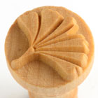 MKM Oriental Fan 2.5cm wood stamp